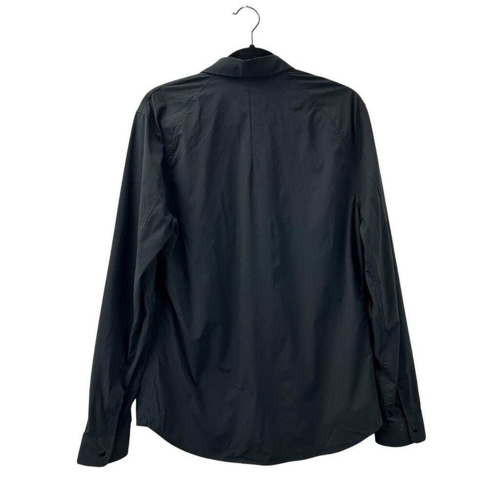Lululemon Shirt Men Small Black Zenway Snap Button Up Vented Long Sleeve Casual - Picture 9 of 16